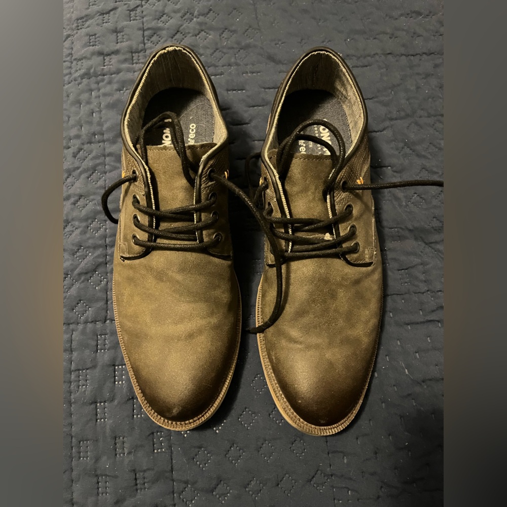 Sonoma Men's Dark Grey/black Lace-Up Shoes size 8.5